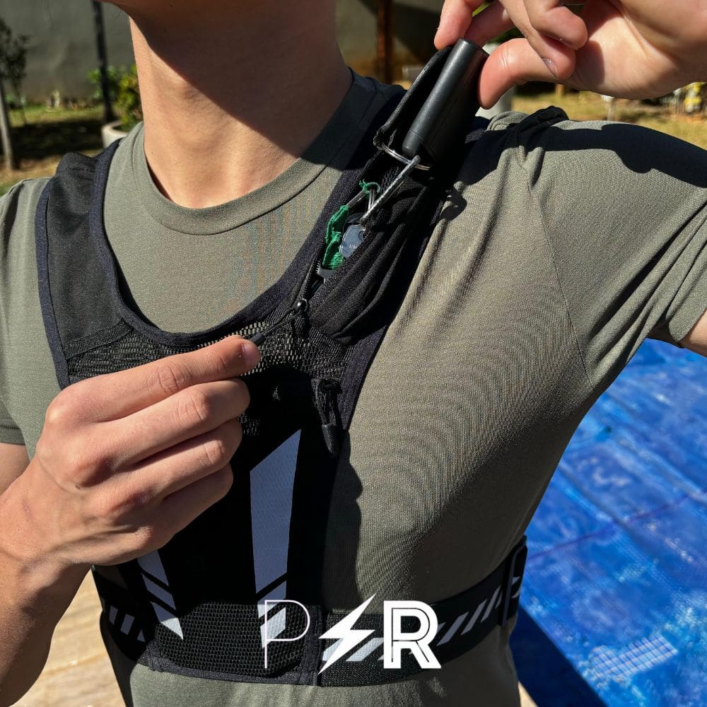 Gilet de course ultra-léger et réfléchissant - PacePro + Gourde d’hydratation (Gratuite)